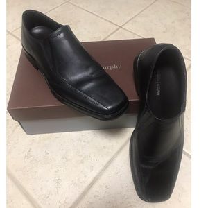 Johnston and Murphy Men’s Black Slip On Shoes